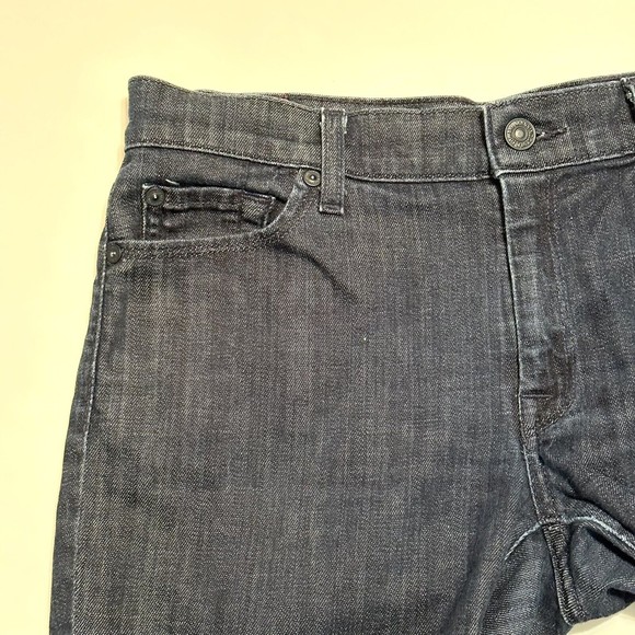 7 For All Mankind Jeans Women’s Size 29 Charlize Flare  Blue Stretch Denim 31x30 - Picture 12 of 13